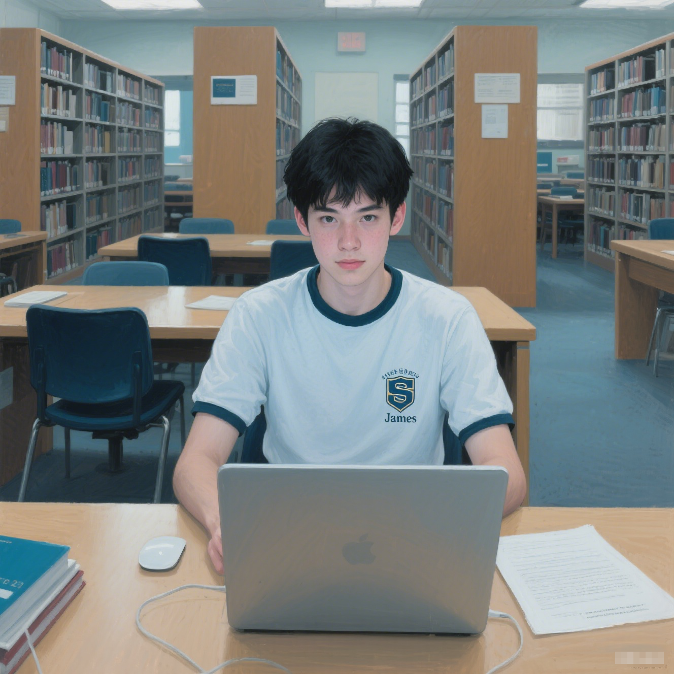 James, university student